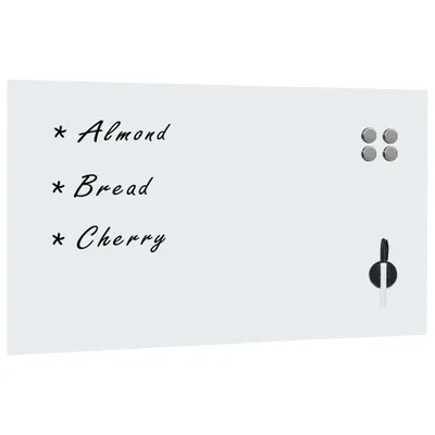 Image de The Living Store Tableau magnétique mural en verre 120 x 60 cm
