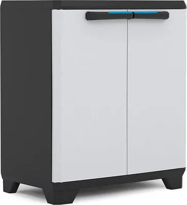 Immagine prodotto di Mobile basso in plastica, grigio/nero,