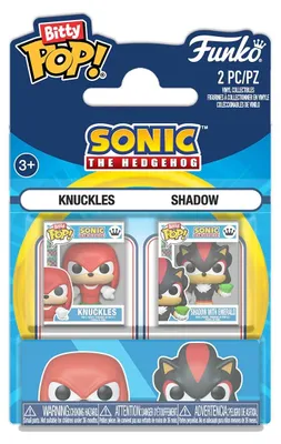 Obrázek produktu pro Sonic the Hedgehog – Sada dvou figurek Bitty POP! z vinylu: Knuckles a Shadow, výška 2 cm