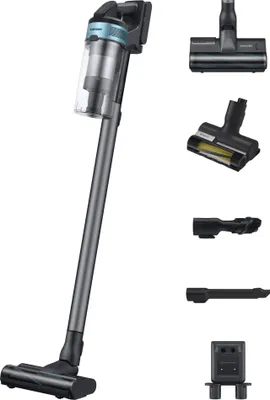 Produktbild von Samsung Jet 75E PetPRO Akku-Staubsauger, 200 W, Inkl. Tierhaarbürste Pet Tool und weiterem Zubehör, Mint, VS20B75BGR1/WD