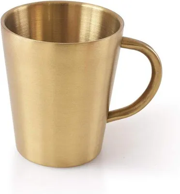 Image de Gobelet à double paroi en acier inoxydable de 300 ml, pour la maison, le bureau et les fêtes