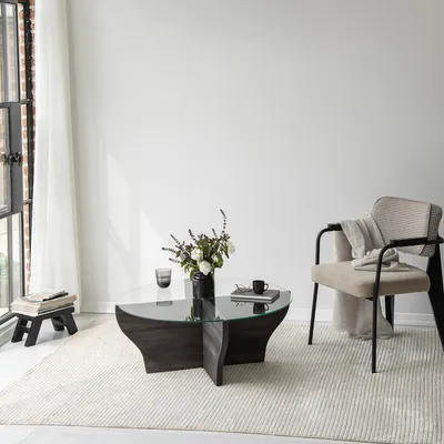 Produktbild von Skye Decor, Amphora - Anthracite, Couchtisch, Anthrazit, 100 % gehärtetes Glas, 92 x 92 x 36 cm