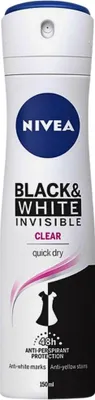 Image de Nivea - Déodorant Spray - Invisible Black & White - 48 Stunden Schutz - 150 ml - 1 Stück