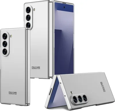 Obrázek produktu pro Pouzdro pro Samsung Galaxy Z Fold 7, Tenké Pevné PC Matné Pouzdro proti Otiskům Prstů Stříbrný
