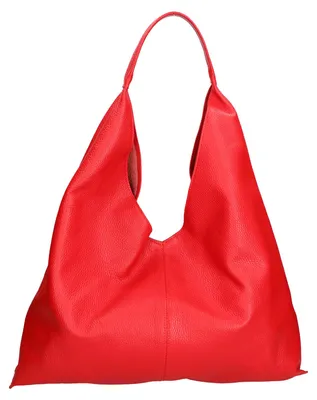 Immagine prodotto di Borsa Tote Spalla Donna Vera Pelle con Pochette Rimovibile  Italy Fuxsia UNICA 25x14x13 cm
