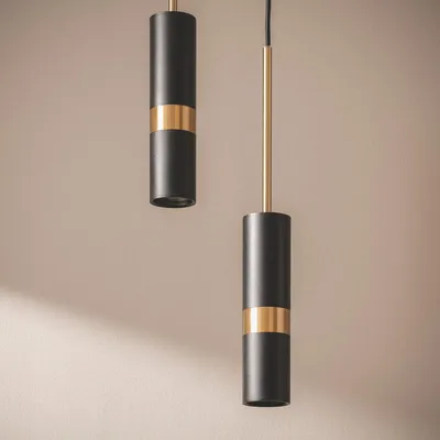 Produktbild von Pendelleuchte Aluminium Lumen Schwarz