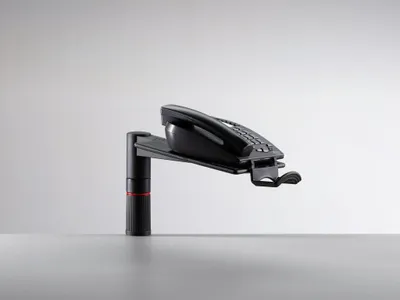 Produktbild von Novus Telefonschwenker PhoneMaster anthrazit, ohne Arm mit Unizwinge 1