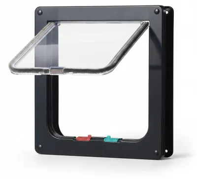 Produktbild von InAndOutdoorMatch - Katzenklappe - 4-Wege-Vergrendelung - ABS
