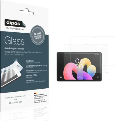 Zdjęcie produktu dla 2x dipos GlassAR TCL 10.1 Zoll 4 Gen
