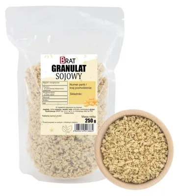 Zdjęcie produktu dla Granulat sojowy 250g