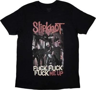 Produktbild von Slipknot Fuck Me Up Back Print Black L T-Shirt