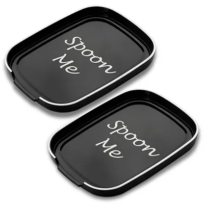 Immagine prodotto di Portacucchiaini in plastica, 14,5x11 cm, nero, per la cucina