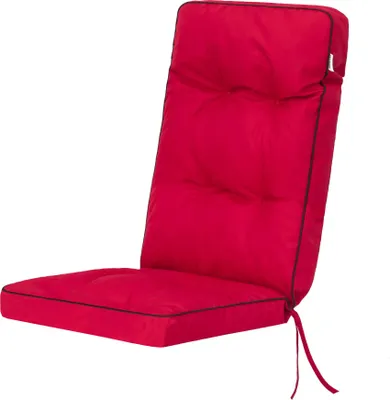 Immagine prodotto di Cuscino da giardino, cuscino per sedia da giardino, seduta confortevole, cuscino per poltrona, cuscino per sedia, cuscino per sedia, cuscino reclinabile, rosso, 120 x 50 cm
