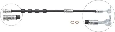 Obrázok produktu pre Brzdová hadica 338 mm INN M10x1,0 BANJO 10,0 mm A.B.S. pre MAZDA 2