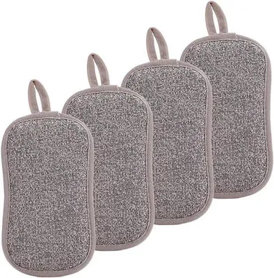 Immagine prodotto di Set di spugne per la pulizia, 4 pezzi, 16,5 x 9,5 cm, in microfibra