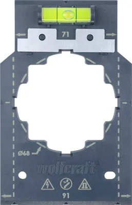 Image de Gabarit De Marquage Et Dalignement, Pour Les Mesures De 71 Et 91mm 5975000  - Wolfcraft