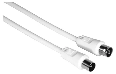 Immagine prodotto di Hama 00205029 Cavo coassiale 3 m bianco coassiale (00205029)