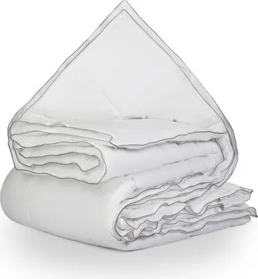 Imagen del producto de Edredón Primaver Deluxe de algodón percal, tacto suave, para todas las estaciones, color blanco - 200 x 200 cm