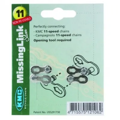 Produktbild von KMC Verschlussglied CL-550, für 11-fach, für Campagnolo Shimano und KMC