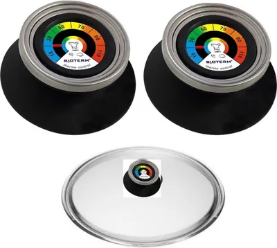 Produktbild von 2 Stück Deckelgriff Thermometer Ersatz Topfdeckelgriff von 0°C bis + 120°C