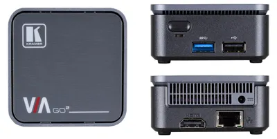 Produktbild von KRAMER VIA GO² - Präsentationsserver - GigE, Bluetooth 4.1 - Wi-Fi, Bluetooth - 2.4 GHz, 5 GHz