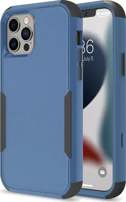 Produktbild von Mobigear Ultra Tough iPhone 14 Pro Hülle Hardcase Backcover Stoßfest - Blau