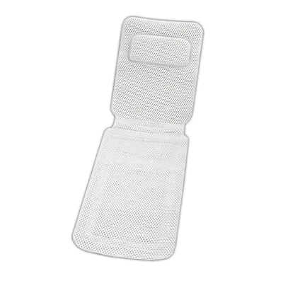 Immagine prodotto di Tappetino da bagno antiscivolo, 36x125 cm, con cuscino integrato per il collo. Sottopiede per vasca da bagno, cuscino per vasca, cuscino da bagno, tappetino per vasca, tappetino antiscivolo per la doccia