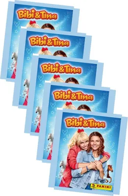 Produktbild von Panini Bibi & Tina Sticker - 5 Tüten - Bibi und Tina Sammelsticker