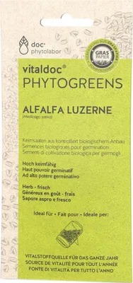 Produktbild von vitaldoc® PHYTOGREENS Keimsaat - Alfalfa 65g