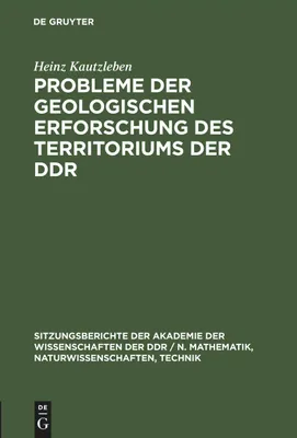 Produktbild von Probleme der geologischen Erforschung des Territoriums der DDR