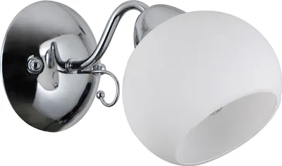 Zdjęcie produktu dla Kinkiet MASSERI chromowany biały 1xE27x40W szkło wym:13x13x23cm IP20 Italux