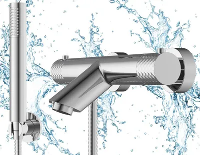 Produktbild von Granitan | Badarmatur Glami - Thermostat - Chrom - Hochwertige Verarbeitung - Modernes Design