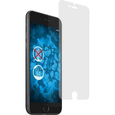 A smartphone and a screen protector are shown against a white background.