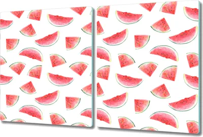 Produktbild von Glas-Herdabdeckplatte Glaskeramikkochfeld-Abdeckung Spritzschutz - 2x 40x52 cm - Tropische Papageien