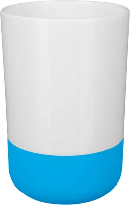 Produktbild von Spirella Zahnputzbecher Zahnbürstenhalter Moji 7,5x11,5 cm Blau