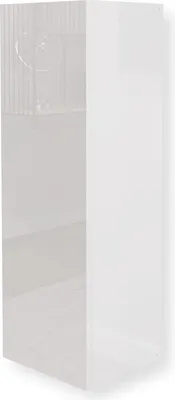 Produktbild von Nástěnná skříňka Bílá vysoký lesk 35x105x32 (š x v x h) Boční skříňka Závěsná vysoká skříňka Víceúčelová skříňka do obývacího pokoje