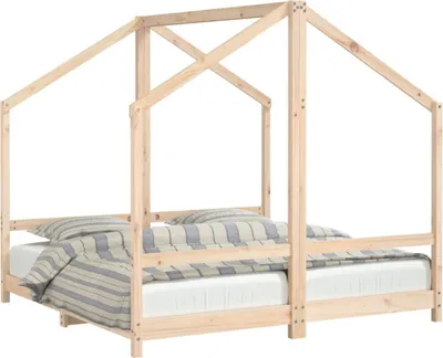 Produktbild von vidaXL Kinderbett 2x(80x160) cm Massivholz Kiefer