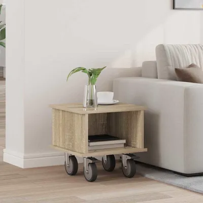 Zdjęcie produktu dla Maison Exclusive - RTV stojak, 37 x 35 x 35 cm, płyta drewnopochodna, imitacja dębu Sonoma