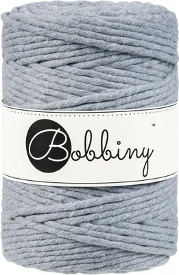 Obrázok produktu pre Bobbiny Macrame Cord 5 mm 100 m Silver Špagát