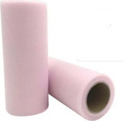 Produktbild von Tüllstoff 1 Rollen Bunt Tüll Meterware Tüll Rolle, Tüll Stoff Rollen, 15cm x 22M Tüllband Tüll Dekostoff, Tüllrolle für DIY Basteln Tutu Röcke Hochzeit Party Dekoration