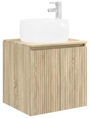 Immagine prodotto di vidaXL Lavabo da appoggio in rovere Sonoma 49,5 x 44,5 x 66 cm