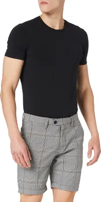 Produktbild von Jack & Jones 12186937, Erwachsener, Schwarz, Grau, S, Elasthan, Polyester, Viskose, Nicht bleichen, Nicht im Wäschetrockner trocknen