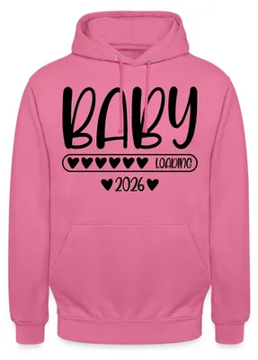 Produktbild von Spreadshirt Baby 2026 loading Uni Hoodie, XL, Pink
