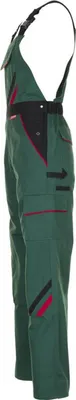 Produktbild von Planam Latzhose Highline Gr. 25 grün/schwarz/rot