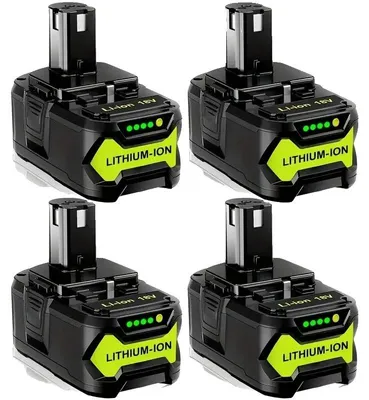 Productafbeelding van Lithium-ion batterij, 8000 mAh capaciteit, brede compatibiliteit, 4 stuks