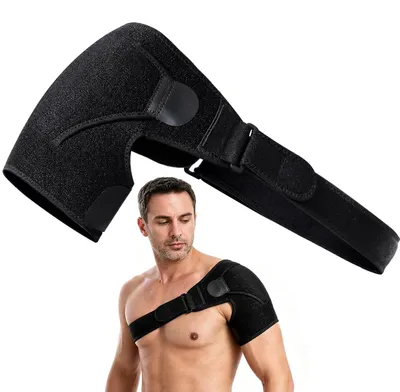 Produktbild von Schulterbandage verstellbar, Stützbandage mit Druckpad, für Sportverletzungen