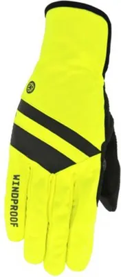 Produktbild von AGU Langfinger-Fahrradhandschuhe - WINDPROOF - Schwarz/Gelb 2XL