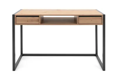 Image de Bureau de style industriel avec 2 tiroirs L120 cm - Denver