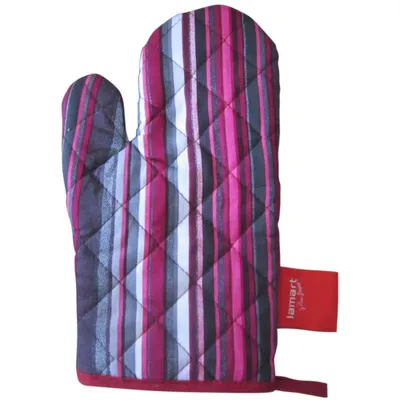 Obrázok produktu pre LAMART LT0011 Kuchynská chňapka, vyrobená zo 100% bavlny, rozmery 26x17 cm, materiál bavlna, farba farebné pruhy