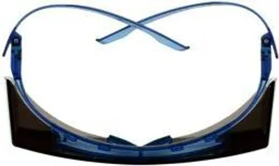 Produktbild von 3M SecureFit 3700 - Sicherheitsbrille - Montagearbeit - Bau-/Renovierungsarbeiten - Die Arbeit mit Chemikalien - Beide Geschlechter - Blau - Grau - Polycarbonat (SF3702SGAF-BLU)
